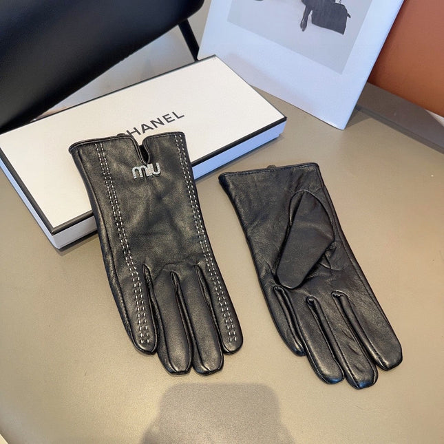 CLASSIC LAMBSKIN GLOVES BLACK 405990