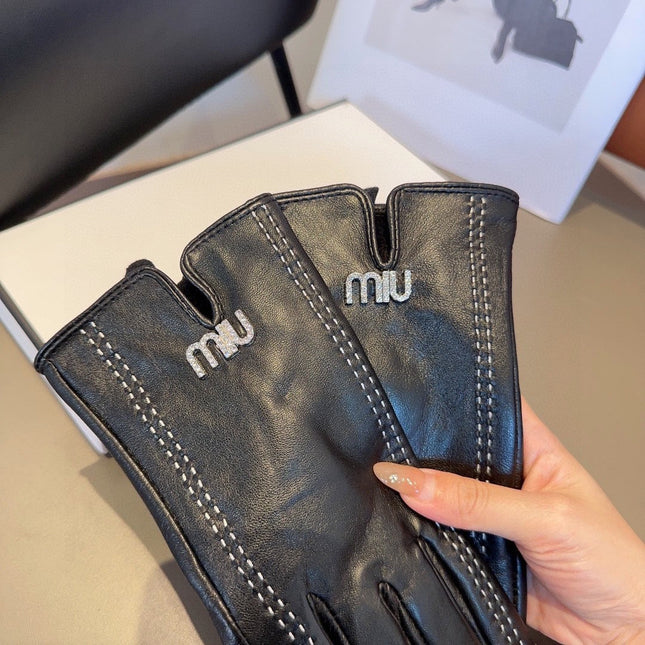 CLASSIC LAMBSKIN GLOVES BLACK 405990
