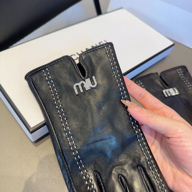 CLASSIC LAMBSKIN GLOVES BLACK 405990