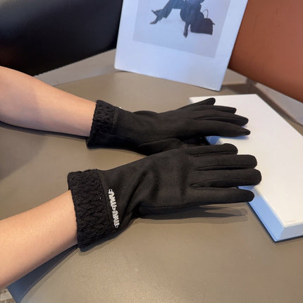 GLOVES IN BLACK WOOL 439182