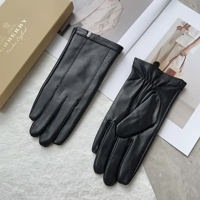 GLOVES IN BLACK LAMBSKIN 439186