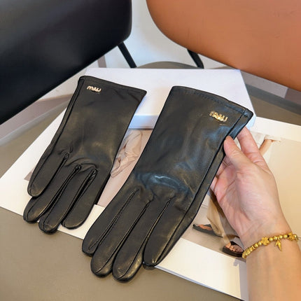 GLOVES IN BLACK LAMBSKIN 462312