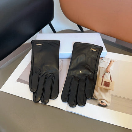 GLOVES IN BLACK LAMBSKIN 462312
