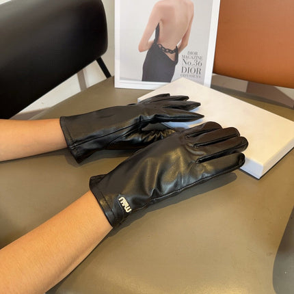 GLOVES IN BLACK LAMBSKIN 462312