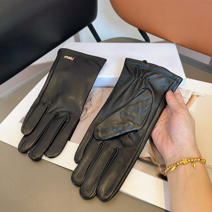 GLOVES IN BLACK LAMBSKIN 462312