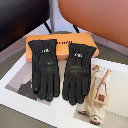 GLOVES IN BLACK LAMBSKIN 462378