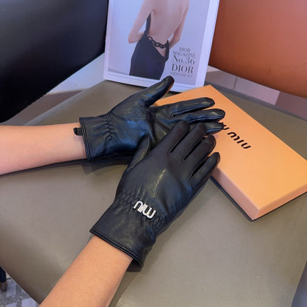 GLOVES IN BLACK LAMBSKIN 462378