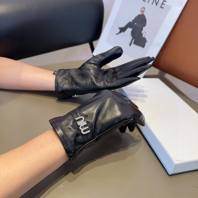 GLOVES IN BLACK SHEEPSKIN 463893