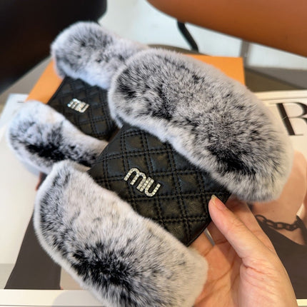 FINGERLESS GLOVES IN BLACK LAMBSKIN AND FOX FUR 463911