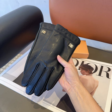 GLOVES IN BLACK LAMBSKIN 465833
