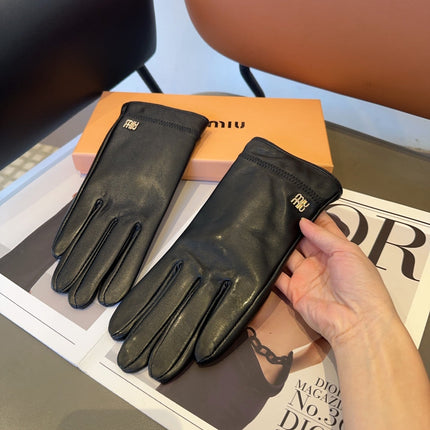 GLOVES IN BLACK LAMBSKIN 465833