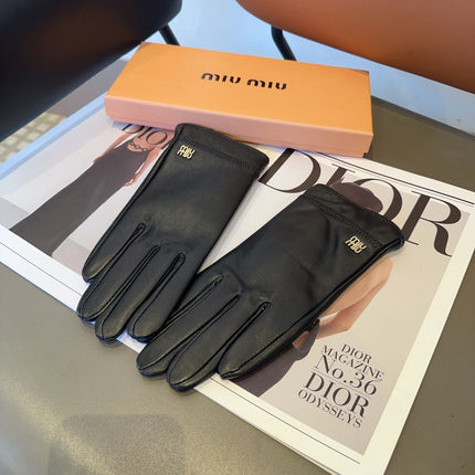 GLOVES IN BLACK LAMBSKIN 465833