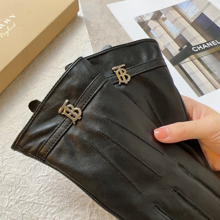 GLOVES IN BLACK LAMBSKIN 467987