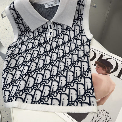 CAMISOLE 615187 IN WHITE COTTON RIBBED KNIT EMBOSSED BLACK LOGO