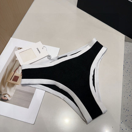 CHANEL BIKINI 25S TWO PIECE IN BLACK 742680