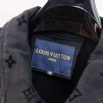 LV BLACK MONOGRAM DENIM JACKET 239525