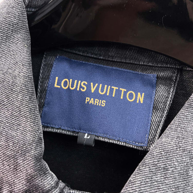 LV CHARCOAL BLACK DENIM JACKET 239526