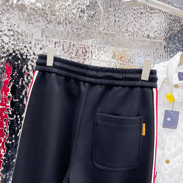 LV BLACK MIX RED TROUSERS 239503