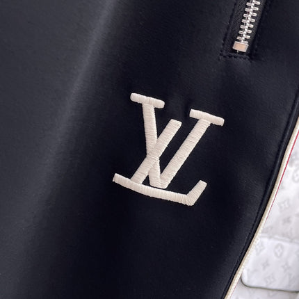 LV BLACK MIX RED TROUSERS 239503