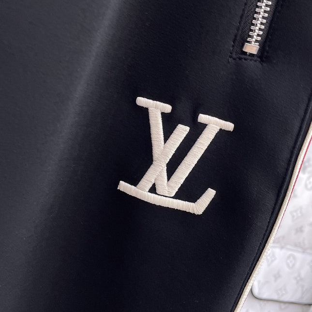 LV BLACK MIX RED TROUSERS 239503