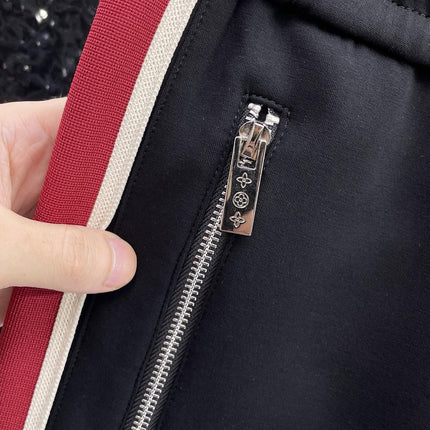 LV BLACK MIX RED TROUSERS 239503