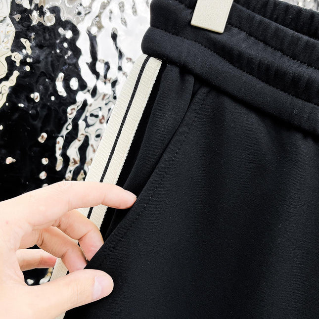 LV BLACK MIX WHITE TROUSERS 239505