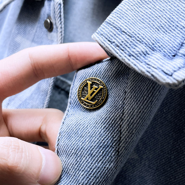 LV BASIC SHIRT JACKET IN LIGHT BLUE MONOGRAM DENIM 239129
