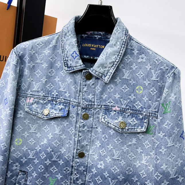 LV LIGHT BLUE DENIM JACKET 239530