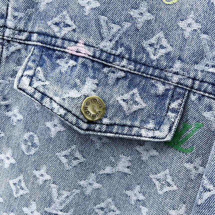 LV LIGHT BLUE DENIM JACKET 239530
