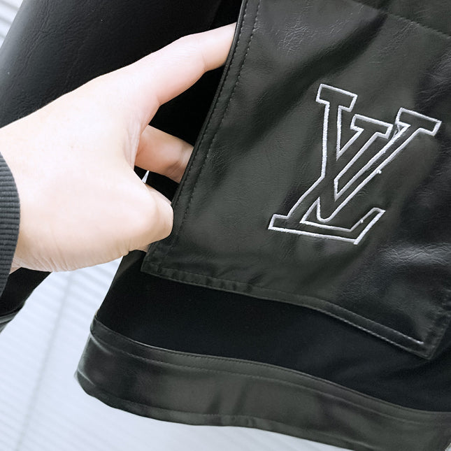 LV SHIRT JACKET IN BLACK SOFT CALFSKIN 239124