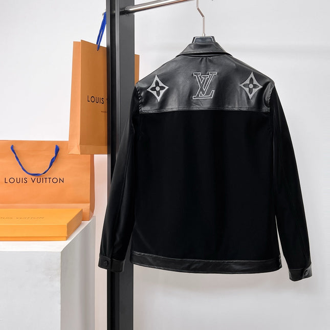 LV BLACK CALFSKIN JACKET 239522