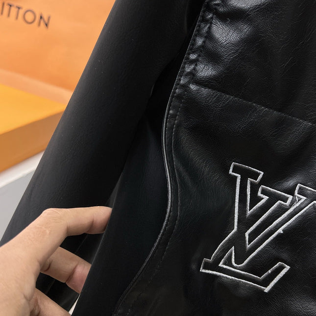 LV BLACK CALFSKIN JACKET 239522