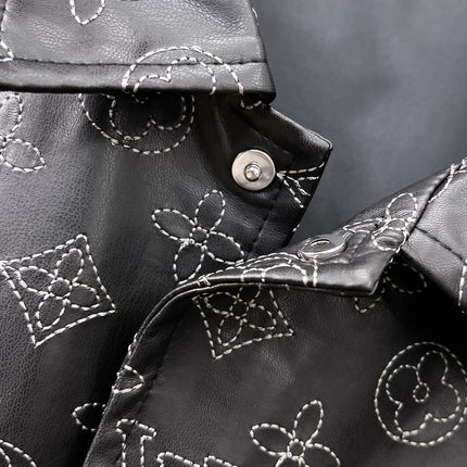 LV BLACK MONOGRAM DENIM JACKET 239528