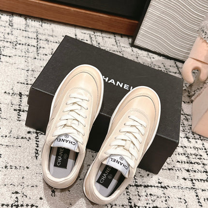 SNEAKER IN BISQUE BEIGE HAND-POLISHED CALFSKIN 977827