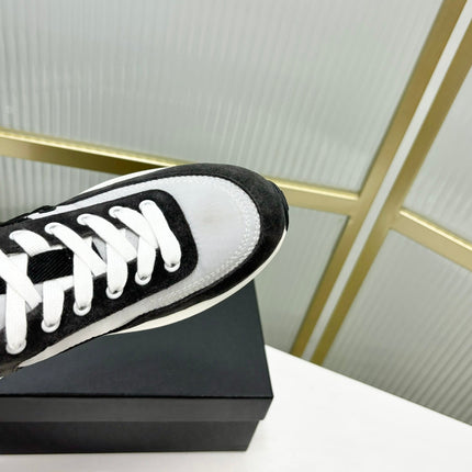 SNEAKER IN BLACK MIX GREY SUEDE