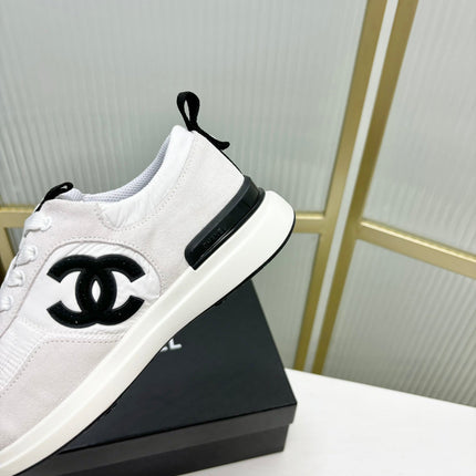 SNEAKER IN WHITE MIX GREY SUEDE