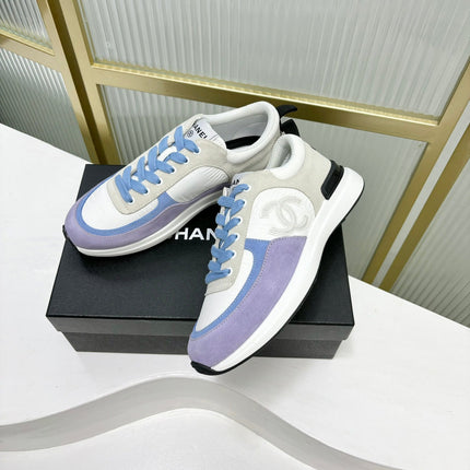 SNEAKER IN AMETHYST PURPLE MIX GREY SUEDE