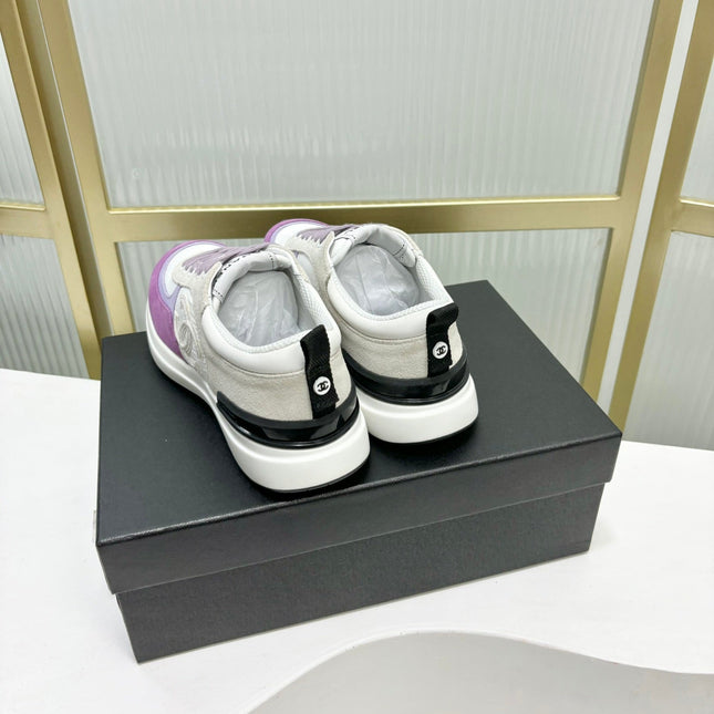 SNEAKER IN VIOLET MIX GREY SUEDE