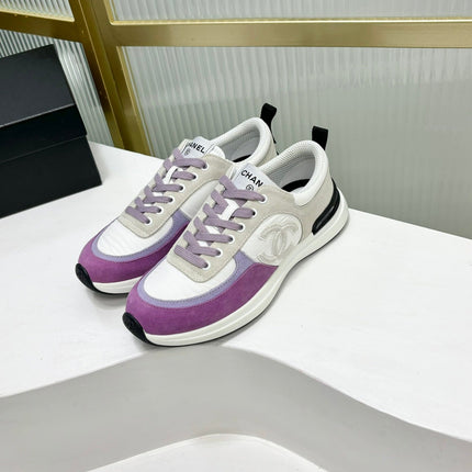 SNEAKER IN VIOLET MIX GREY SUEDE