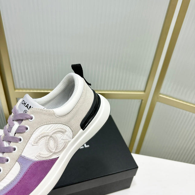 SNEAKER IN VIOLET MIX GREY SUEDE