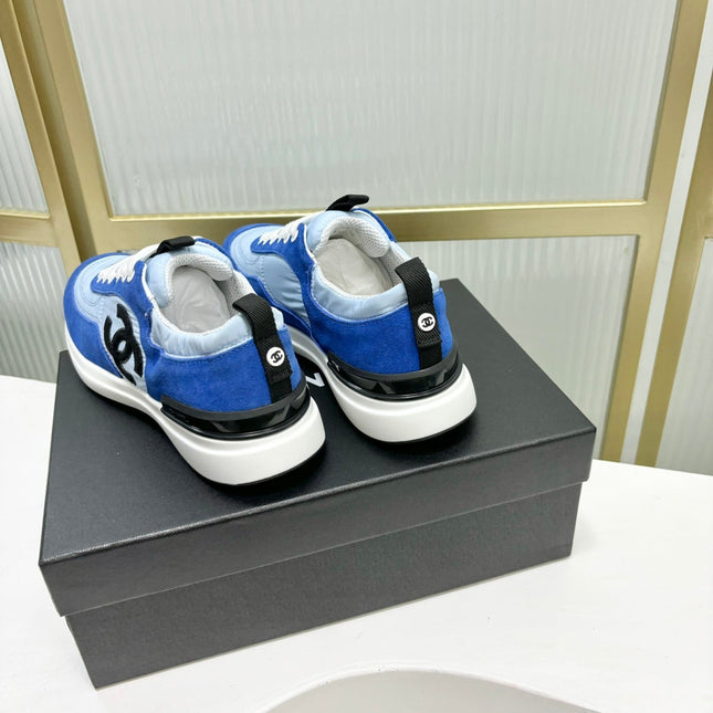 SNEAKER IN SKY MIX COBALT BLUE SUEDE