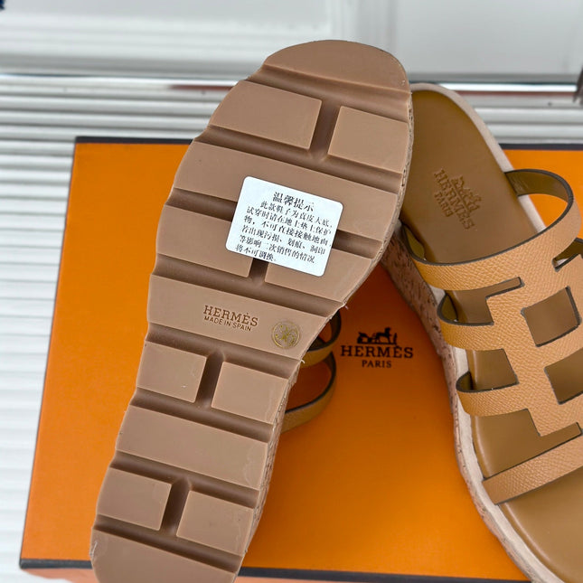 ISABELLA SANDAL BRIGHT BROWN CALFSKIN