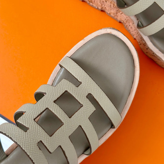 ISABELLA SANDAL TORTILLA CALFSKIN