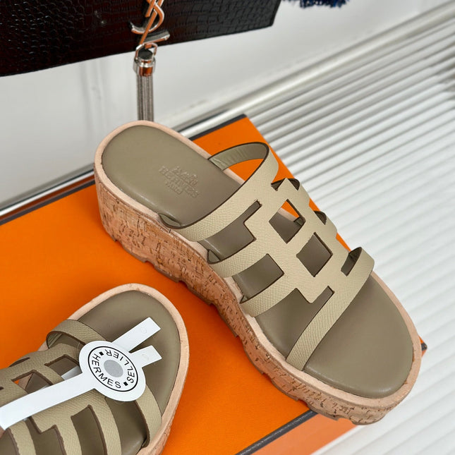 ISABELLA SANDAL TORTILLA CALFSKIN