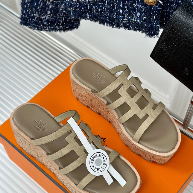 ISABELLA SANDAL TORTILLA CALFSKIN