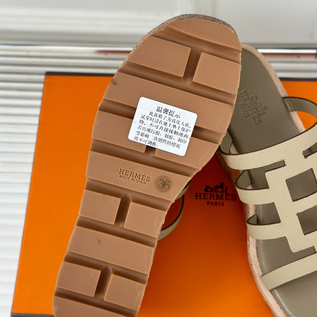 ISABELLA SANDAL TORTILLA CALFSKIN