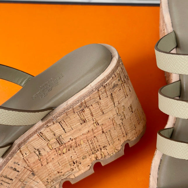 ISABELLA SANDAL TORTILLA CALFSKIN