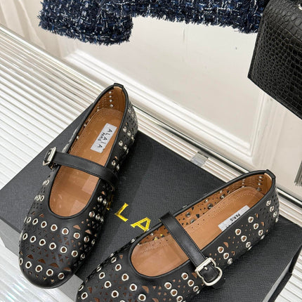 MARY JANE IN BLACK CALFSKIN