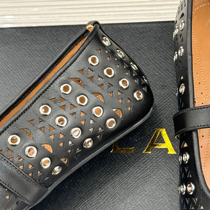 MARY JANE IN BLACK CALFSKIN