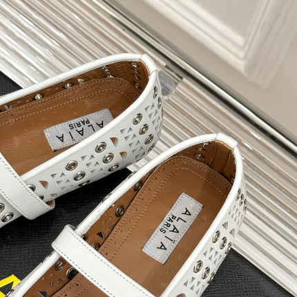 MARY JANE IN WHITE CALFSKIN